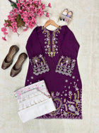 Women's Premium Embroidered Kurti Harem Pant Set | Designer Ethnic Co-Ord Set | Party, Festive & Casual Wear