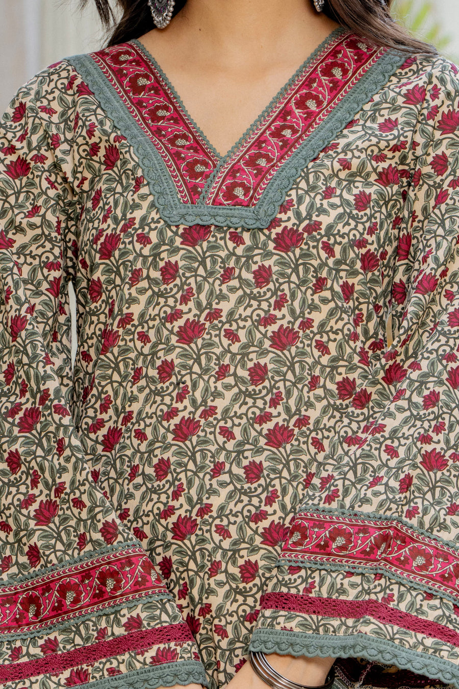 VINTAGE BLOOM FARSHI SUIT SET